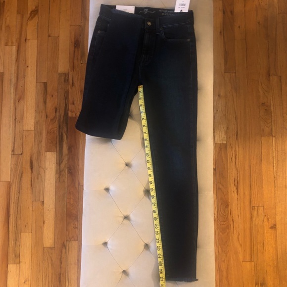 7 For all Mankind High Waist Ankle Skinny - Picture 4 of 7